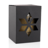 Snowflake Gift Box with 1 x 7.05 oz. Jar of Honey 