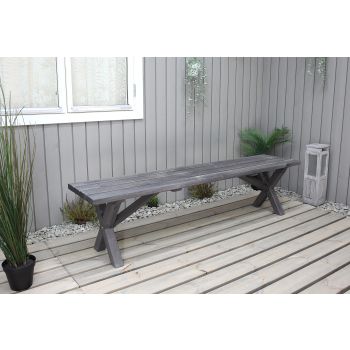 COUNTRY bench 180 cm, shabby chic grey