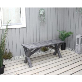 COUNTRY bench 100 cm, shabby chic grey