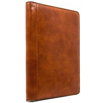 Amber Leather Documents Folder - Candide 