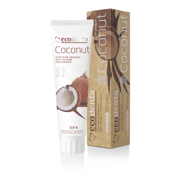ECODENTA ORGANIC toothpaste with coconut oil and zinc salt (100 ml) 