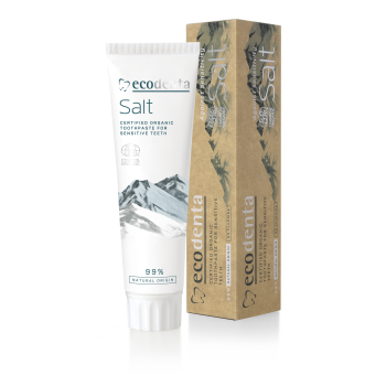 ECODENTA COSMOS ORGANIC Toothpaste for sensitive teeth and gums with natural salt and potassium citrate (100 ml)