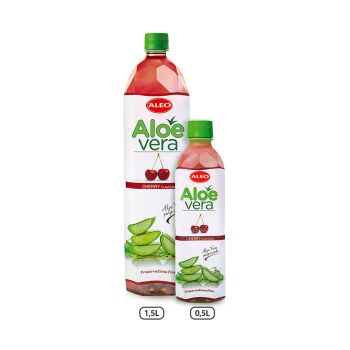 ALEO Aloe Vera drink with Cherry flavor 