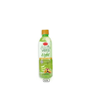 ALEO Light Aloe Vera drink with Passion fruit flavor