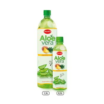 ALEO Aloe Vera drink with Pineapple flavor 