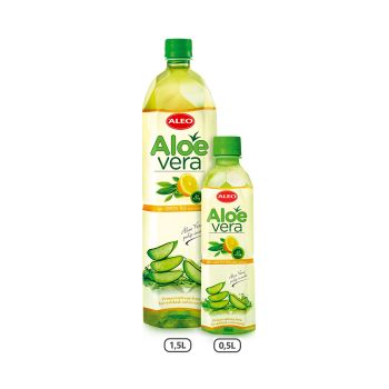 ALEO Aloe Vera drink with Green Tea &
