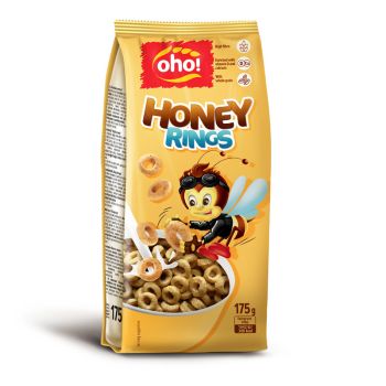 Breakfast Cereal, Honey Rings (175g)