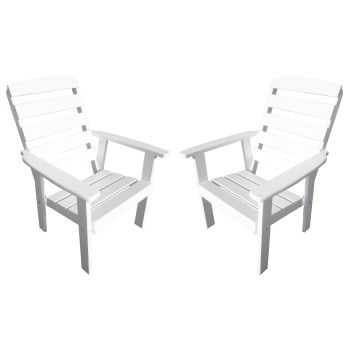 VENTA armchair (2 pcs/set), white