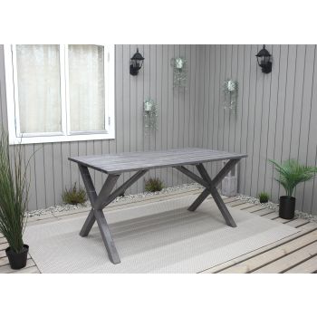 COUNTRY table 150x77 cm, shabby chic grey