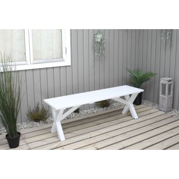 COUNTRY bench 140 cm, white