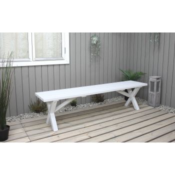 COUNTRY bench 180 cm, white