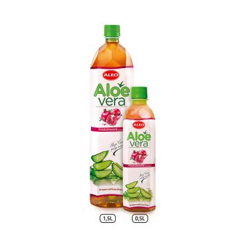 ALEO Aloe Vera drink with Pomegranate flavor  