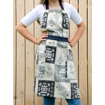 Christmas print women kitchen apron 
