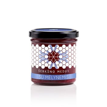 Raw Honey with Blueberries 7.05 oz Jar