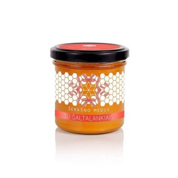 Raw Honey with Sea Buckthorns 7.05 oz Jar