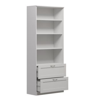 SIRIUS SHELVING 78X190 WITH TWO DRAWERS