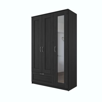 SIRIUS WARDROBE COMBINED 3 doors and 1 drawer with 1 mirror