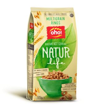 Breakfast Cereal, Natur Life Multigrain Rings (175g)